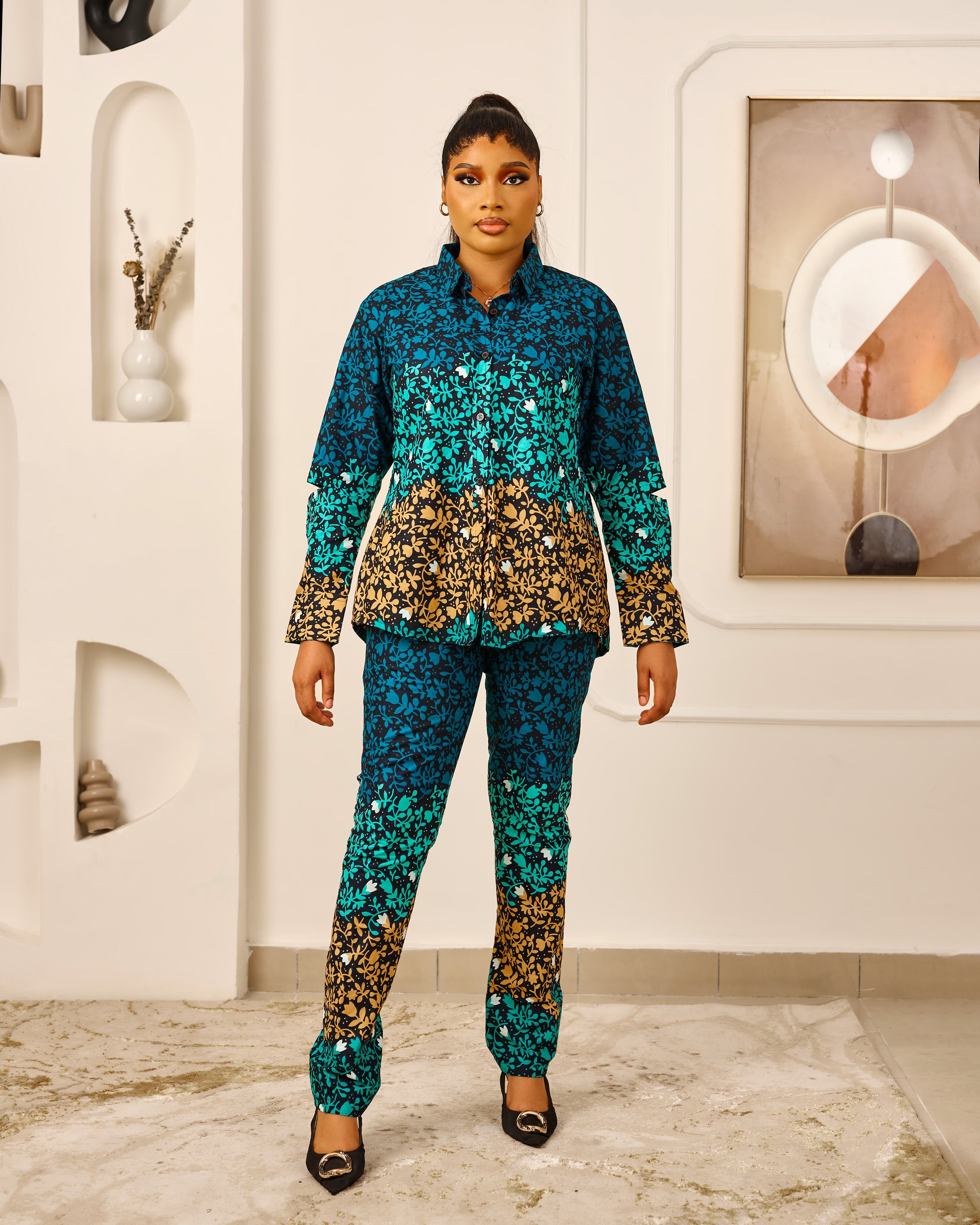 ABÍMÁDÉ Ade Shirt Set