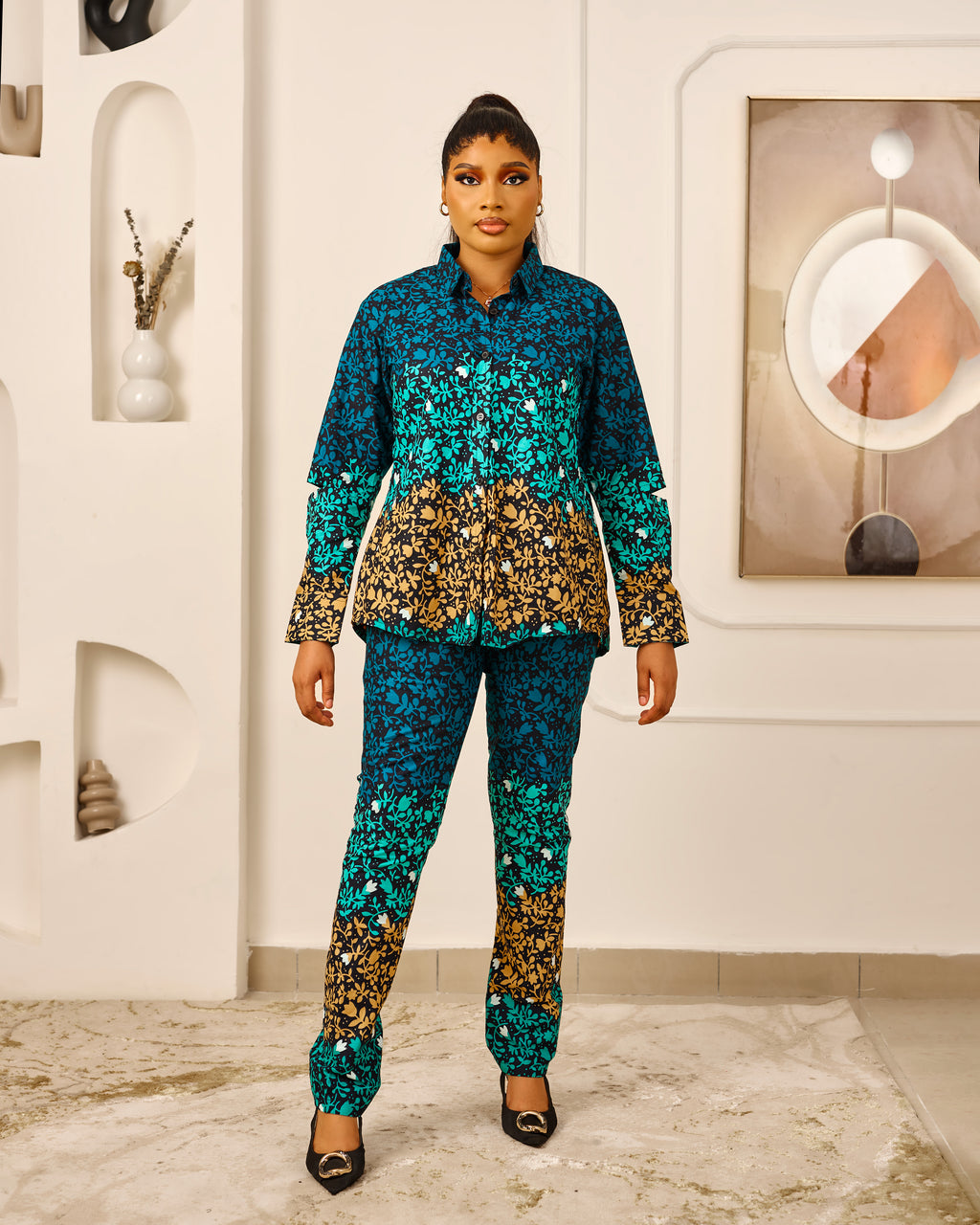 ABÍMÁDÉ Ade Shirt Set